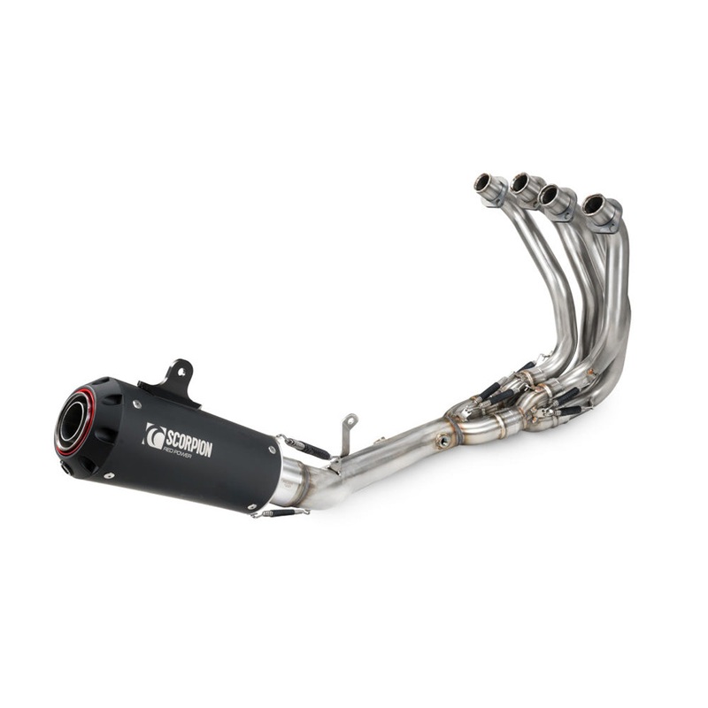Kawasaki ZX4RR 23- Red Power Full Sys Blk Ceramic (PKA146SYSBCER)