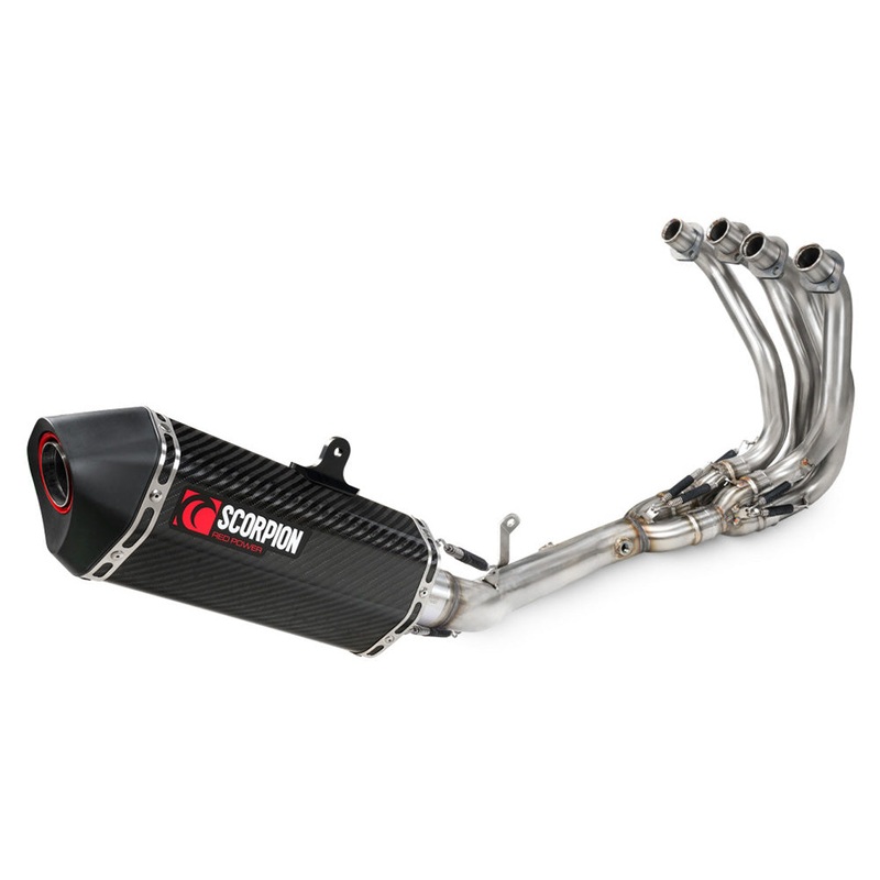 Kawasaki ZX4RR 23- Serket Parrallel Full Sys C/Fibre (RKA146SYSCEO)