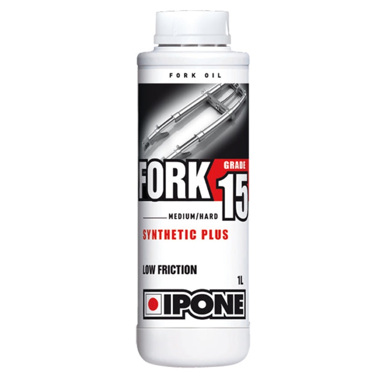 Fork Oil 15w -Medium/Hard 1ltr Semi Synthetic Plus Ipone (800214)