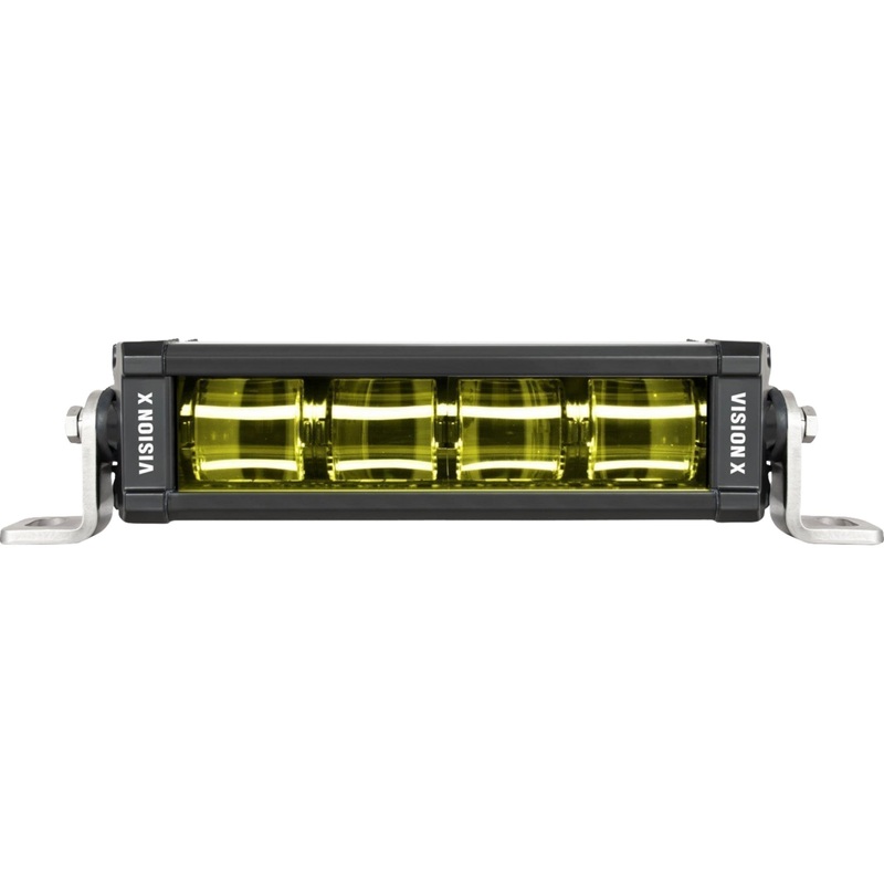 VISION X 2001-2905 9952345 XPL LED Light Bar Light Bar - XPL - 8" - Selective Yellow Lens - LED