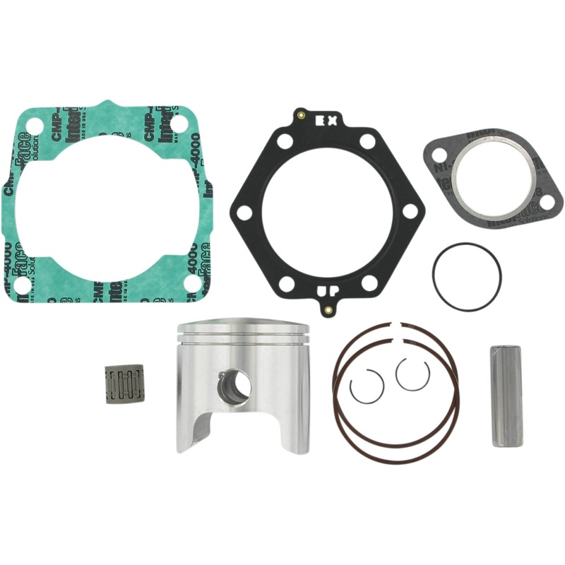 WISECO 0903-0638 PK1516 High Performance Piston Kit with Gaskets for 2-Stroke Piston Kit with Gasket - 74.50 mm - Polaris