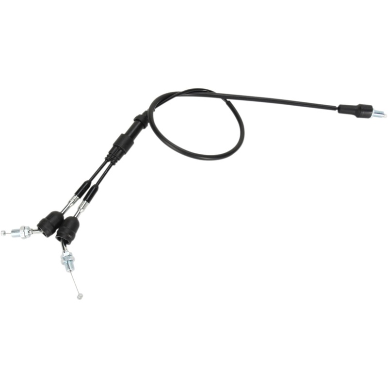 MOOSE OFFROAD 0650-1296 45-1080 Black Vinyl Throttle Cable Throttle Cable - Yamaha