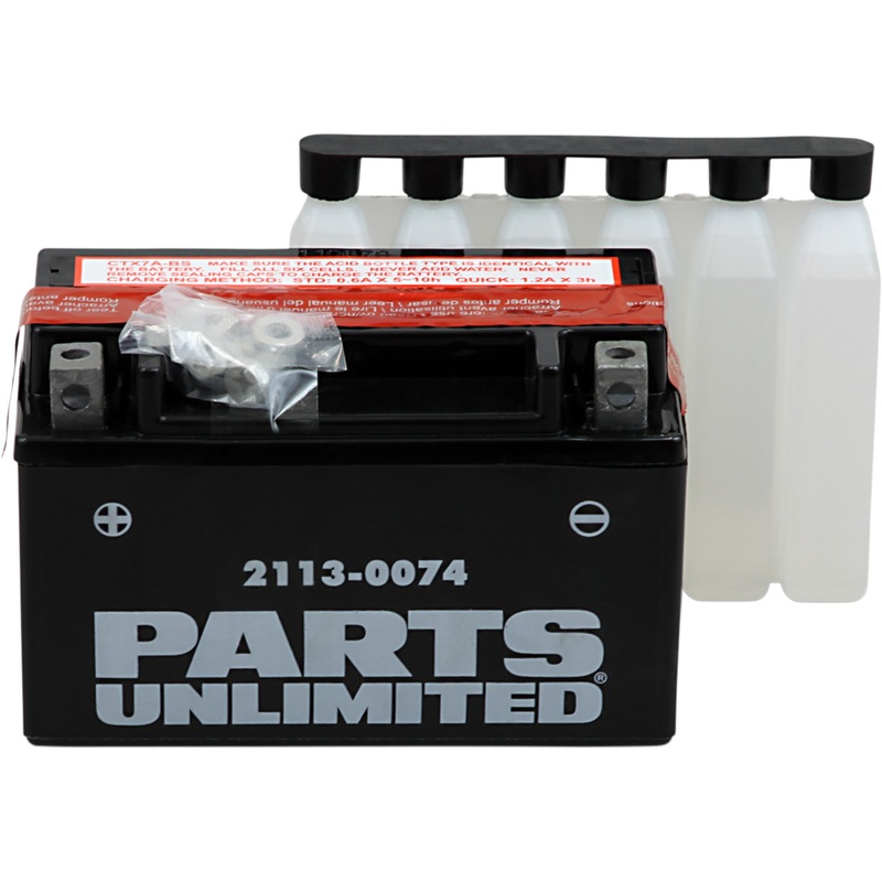 PARTS UNLIMITED 2113-0074 AGM Maintenance-Free Battery AGM Battery - YTX7A-BS .35 L