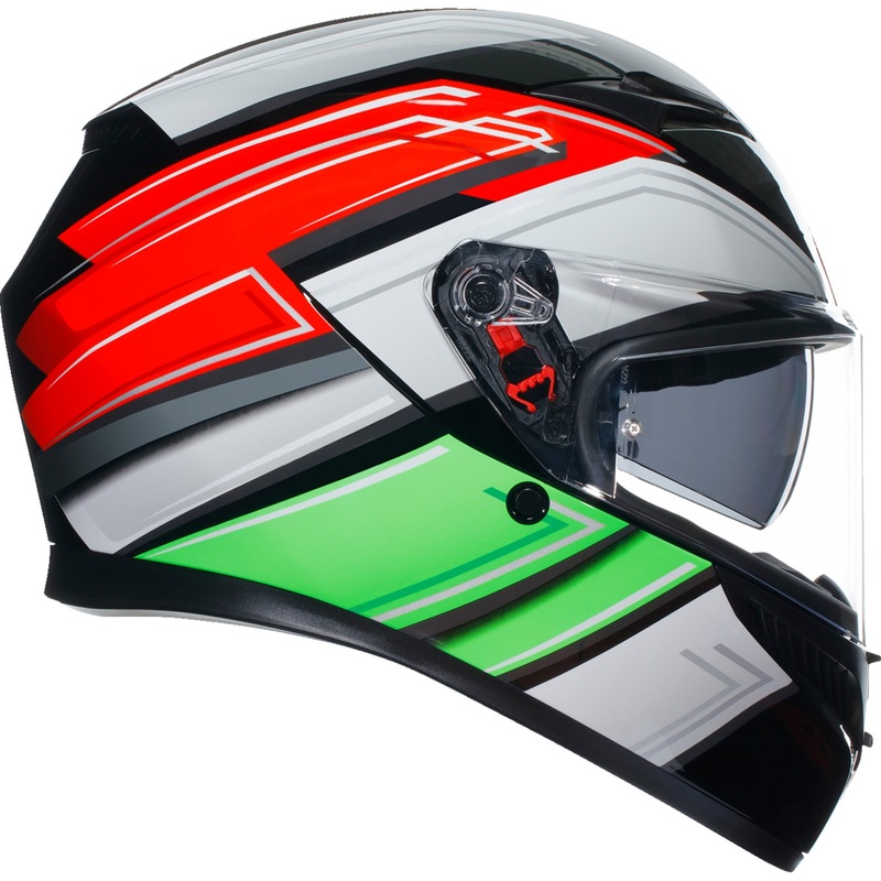 AGV 0101-15487 21183810040072X K3 Wing Helmet K3 Helmet - Wing - Black/Italy - 2XL