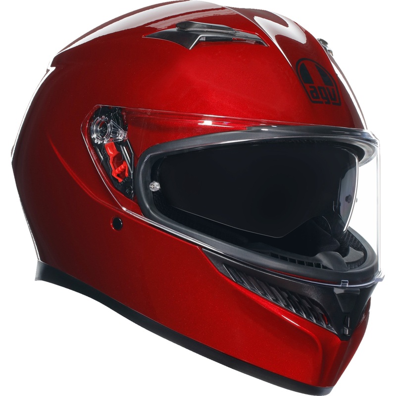 AGV 0101-15535 2118381004016S K3 Mono Helmet K3 Helmet - Competizione Red - Small