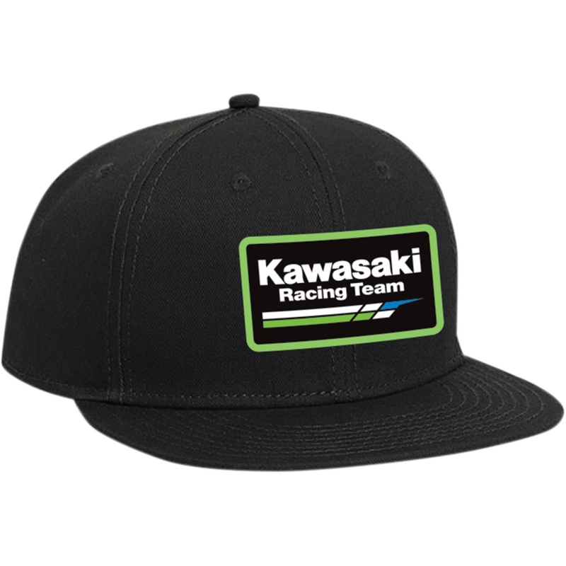 FACTORY EFFEX 2501-2335 19-86112 Youth Kawasaki Racing Snapback Hat black
