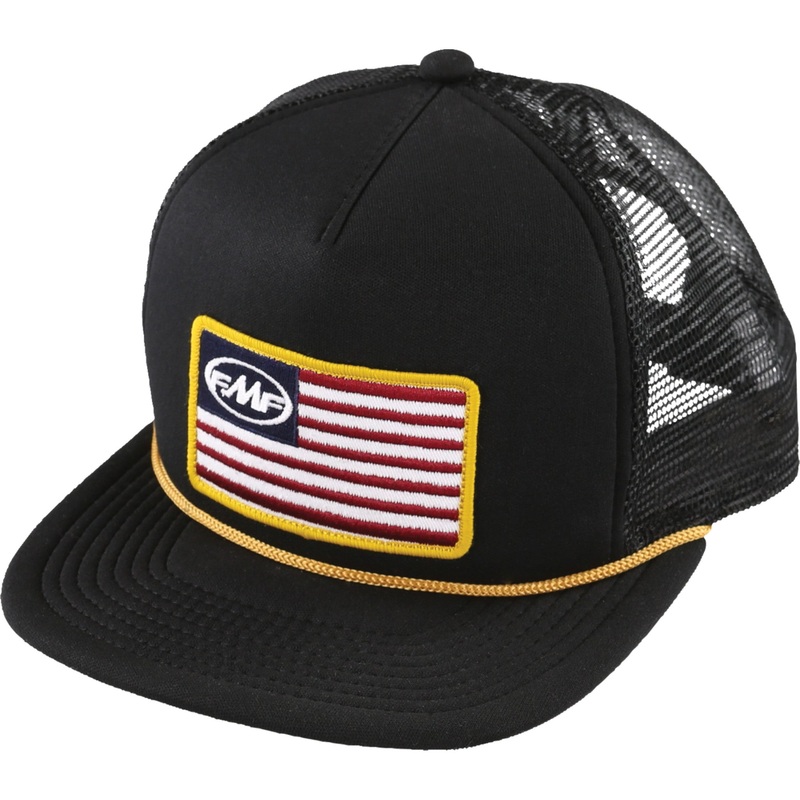 FMF 2501-4104 SP21196911BLK Stars and Bars Hat black