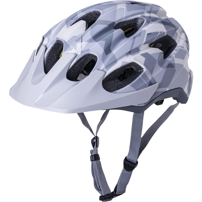 KALI 0151-0329 0221721217 Pace Camo Bicycle Helmet Pace Helmet - Camo - Matte Gray - L/XL
