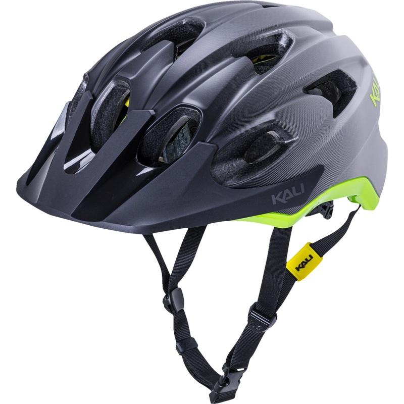 KALI 0151-0335 0221722117 Pace Fade Bicycle Helmet Pace Helmet - Fade - Black/Gray/Fluorescent Yellow - L/XL