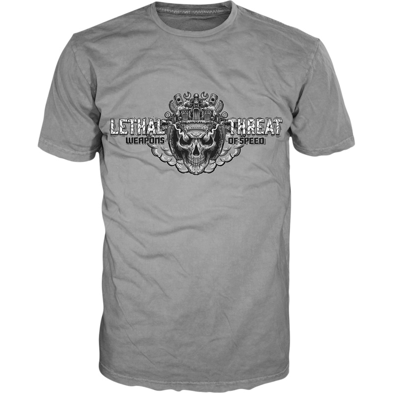 LETHAL THREAT 3030-21568 VV40170XXXL Blow Your Mind T-Shirt vintage velocity  - gray - 3xl