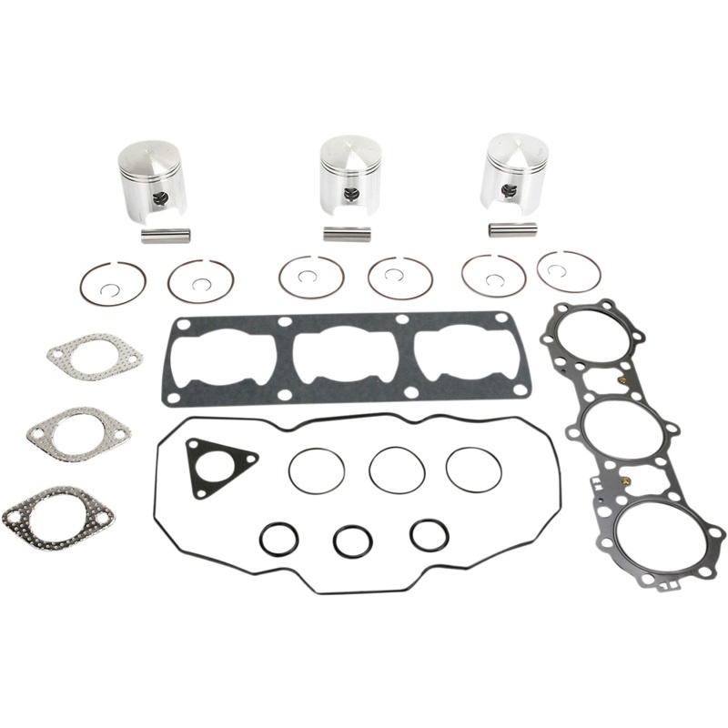 WISECO SK1168 SK1168 Piston Kit with Gaskets Piston Kit with Gasket - 65.50 mm - Fuji Engine Type - Polaris