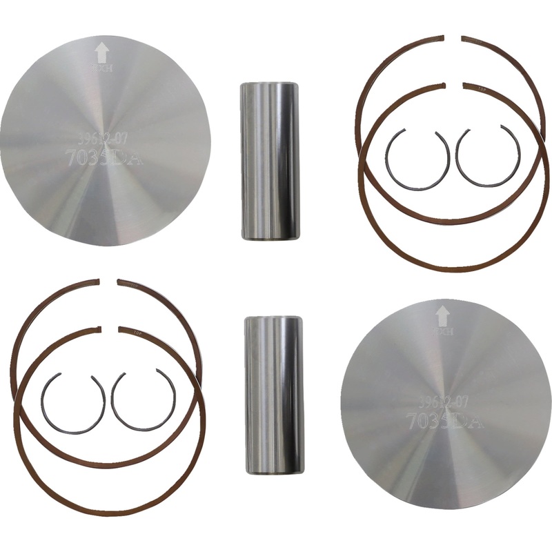 WOSSNER 0910-6282 K7035DA-2 Piston Kit for 2 Stroke Piston Kit - 70.87 mm - Arctic Cat