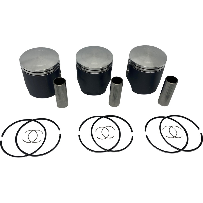 WOSSNER 0910-6359 K7051DA-3 Piston Kit for 2 Stroke Piston Kit - 64.87 mm - Yamaha