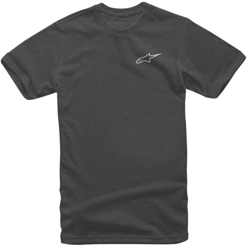 ALPINESTARS 3030-18974 1018720121920L Neu Ageless T-Shirt heather charcoal/white - large