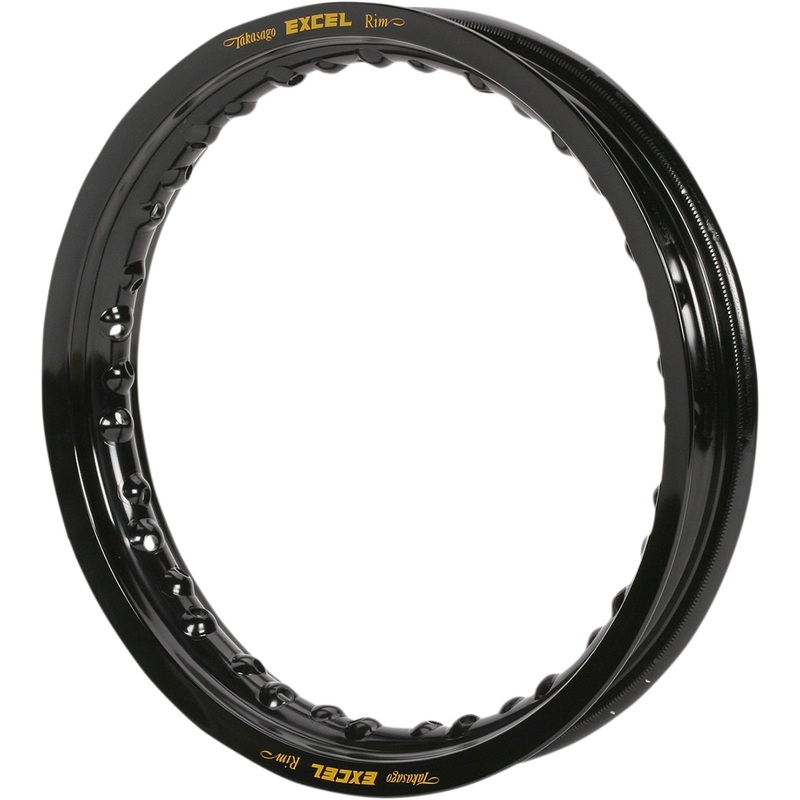 EXCEL EK412 GEK412 Takasago Rim For Pro Series Wheel Assembly Rim - Takasago - Supermoto - Rear - 32 Hole - Black - 19x2.15