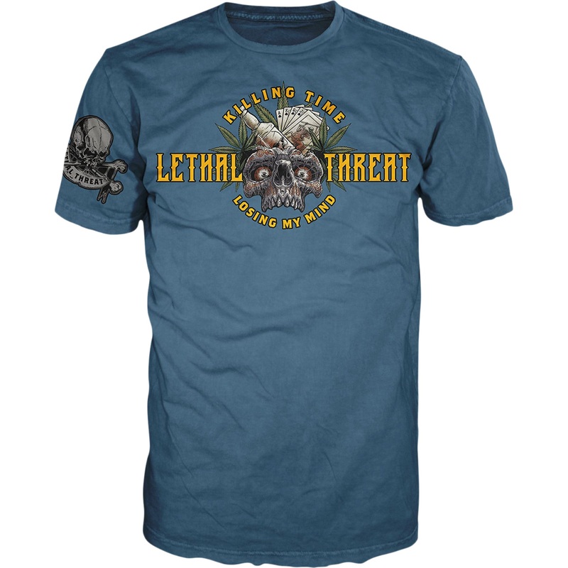 LETHAL THREAT 3030-21588 VV40175XXL Killing Time T-Shirt blue - 2xl