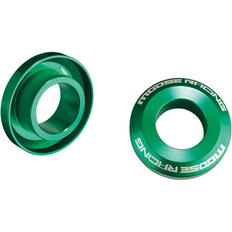MOOSE OFFROAD 0222-0531 W16-2301GN Fast Wheel Spacer rear - green - kawasaki