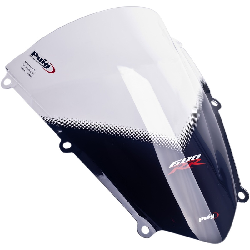PUIG HI-TECH PARTS 2301-2302 4356W Z-Racing Windscreen Race Windscreen - 13-3/8" - Clear - CBR600RR