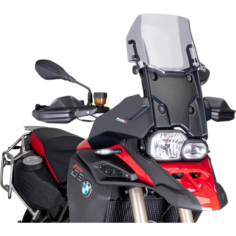 PUIG HI-TECH PARTS 2301-2469 7307H Touring Windscreen New Generation Windscreen - 14-1/2" - Smoke - F800GS Adventure