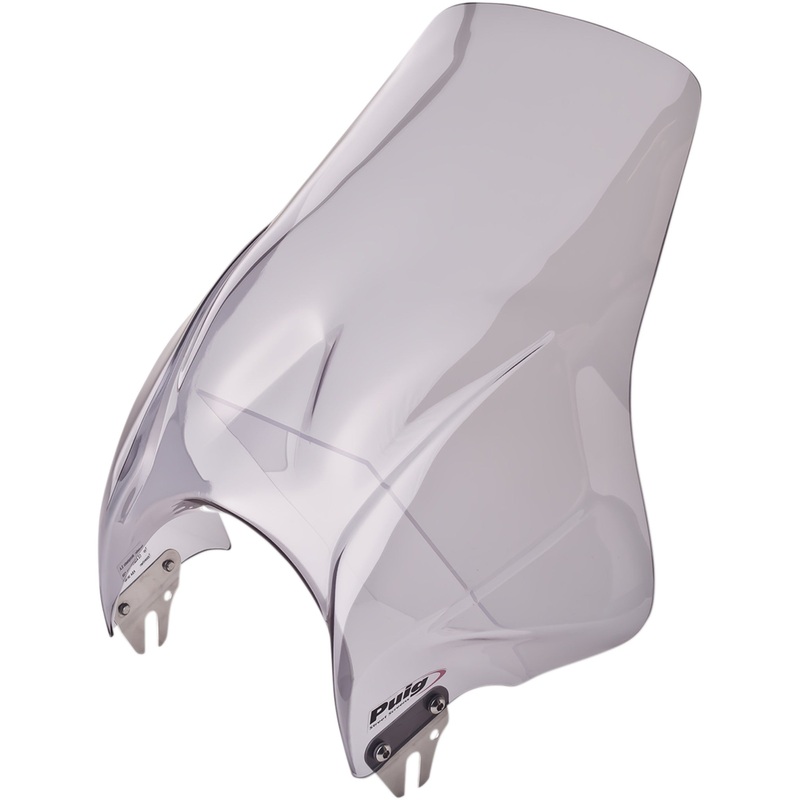PUIG HI-TECH PARTS 2301-2609 4620H Modelo Plus Windshield Modelo Windscreen - 15-3/8" - Smoke