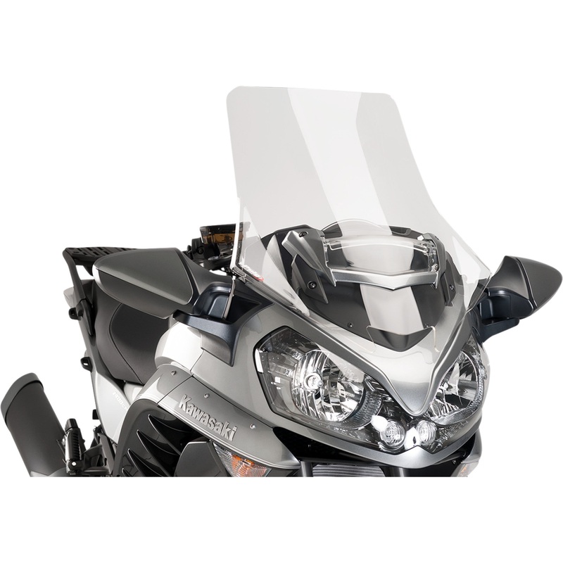 PUIG HI-TECH PARTS 2301-2649 7628W Z-Racing Windscreen Race Windscreen - 27-3/4" - Clear - Kawasaki