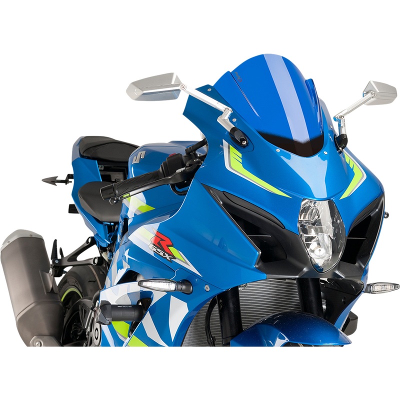 PUIG HI-TECH PARTS 2301-2674 9013A Z-Racing Windscreen Race Windscreen - Blue - Suzuki