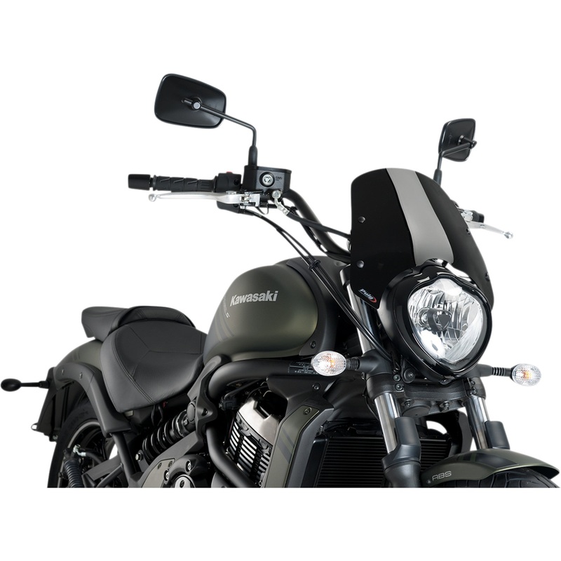 PUIG HI-TECH PARTS 2301-2839 3175N New Generation Windscreen 12-1/4" - black - vulcan