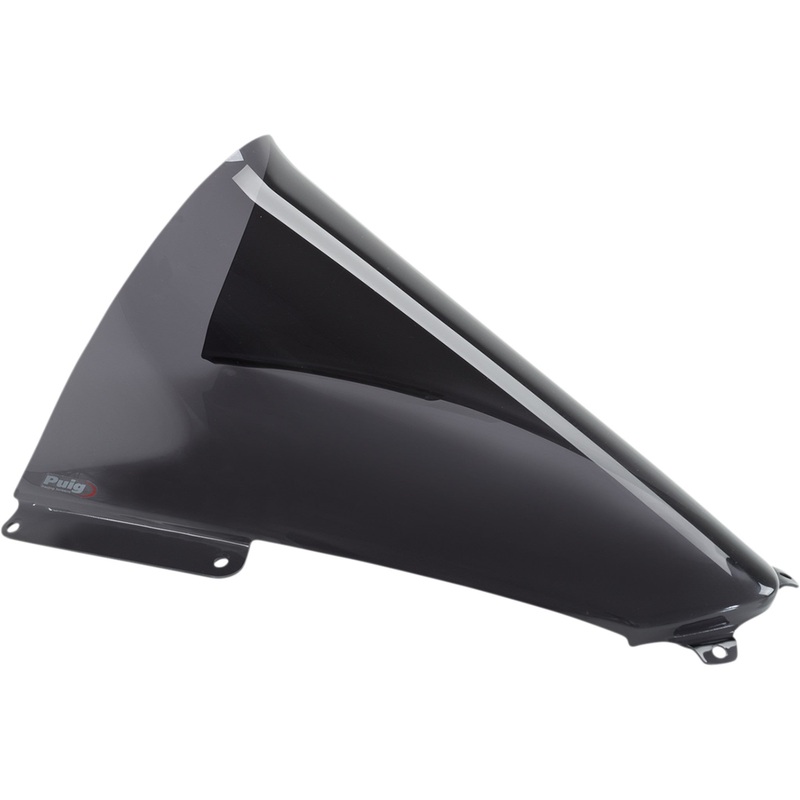 PUIG HI-TECH PARTS 2301-2979 3759F Z-Racing Windscreen Race Windscreen - 7-1/2" - Dark Smoke - Panigale