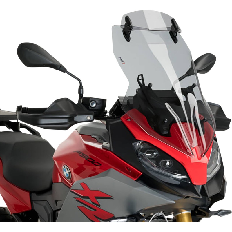 PUIG HI-TECH PARTS 2301-3017 20392H Touring Windshield with Visor Touring Windscreen w/ Visor - Smoke