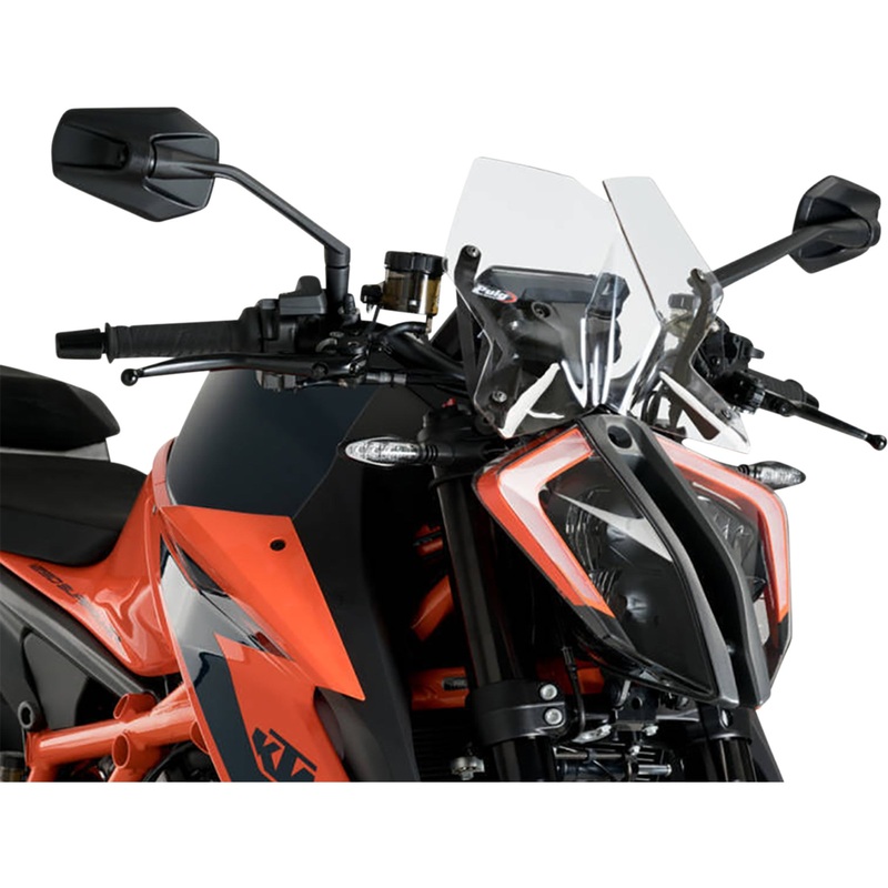 PUIG HI-TECH PARTS 2301-3023 20425W New Generation Windscreen 10-1/2" - clear - 1290 super duke r