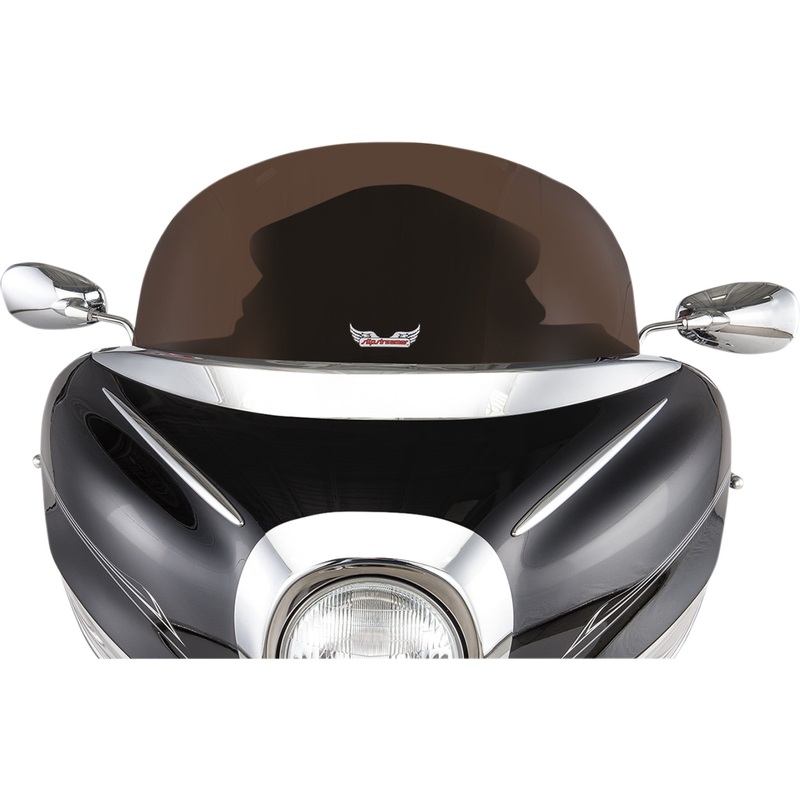 SLIPSTREAMER 2312-0192 S-142-10DS Replacement Lucite Windshield Windshield - 10" - Dark Smoke - Star Venture
