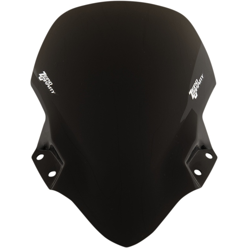 ZERO GRAVITY 2301-2134 23-283-19 Sport Touring Windscreen Sport Windscreen - Dark Smoke - Ninja 400