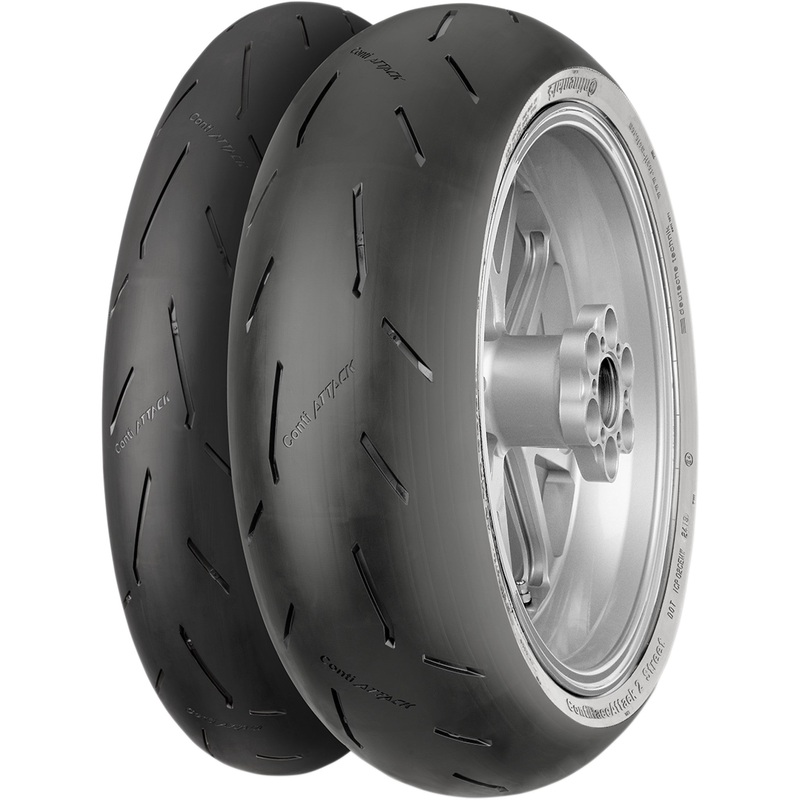 CONTINENTAL 0302-1452 02446600000 ContiRaceAttack 2 Street Tire Tire - ContiRaceAttack 2 Street - Rear - 190/50ZR17 - (73W)