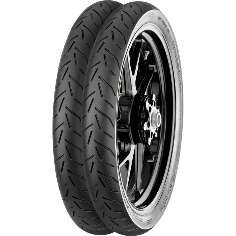 CONTINENTAL 0306-0886 02404170000 ContiStreet Tire Tire - ContiStreet - Rear - 3.00-18 - 52P