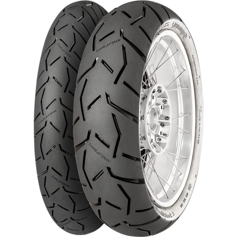 CONTINENTAL 0317-0447 02445400000 ContiTrailAttack 3 Tire Tire - ContiTrailAttack 3 - Rear - 160/60ZR17 - (69W)