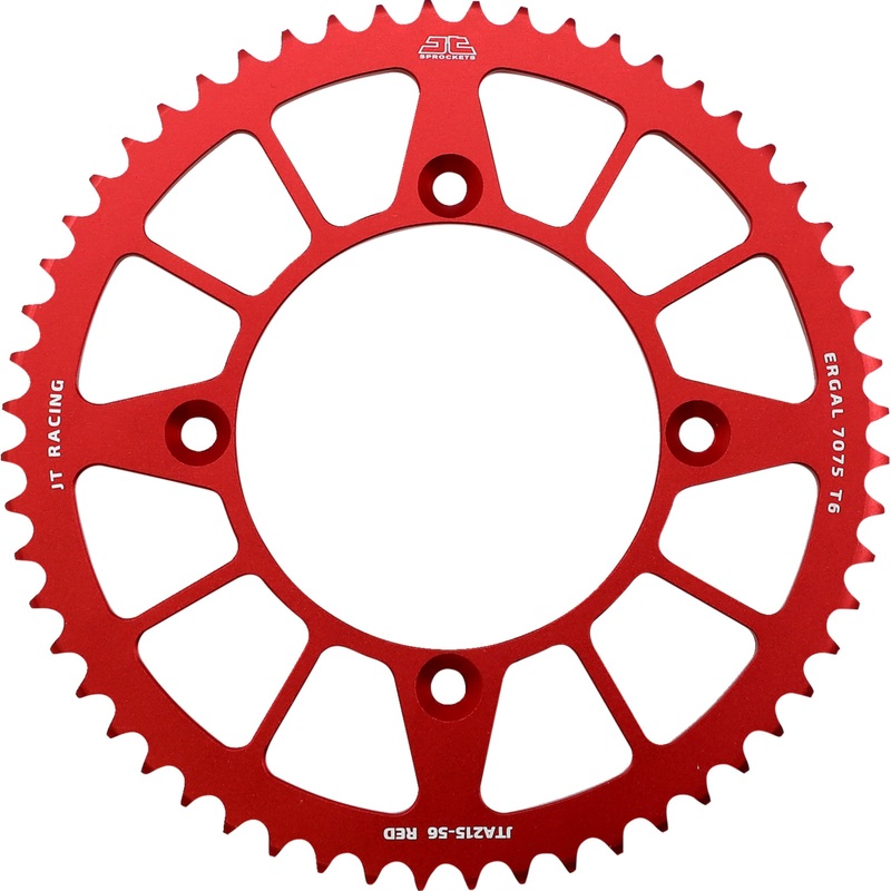 JT SPROCKETS 1211-2576 JTA215.56RED Rear Sprocket honda - red - 56 tooth