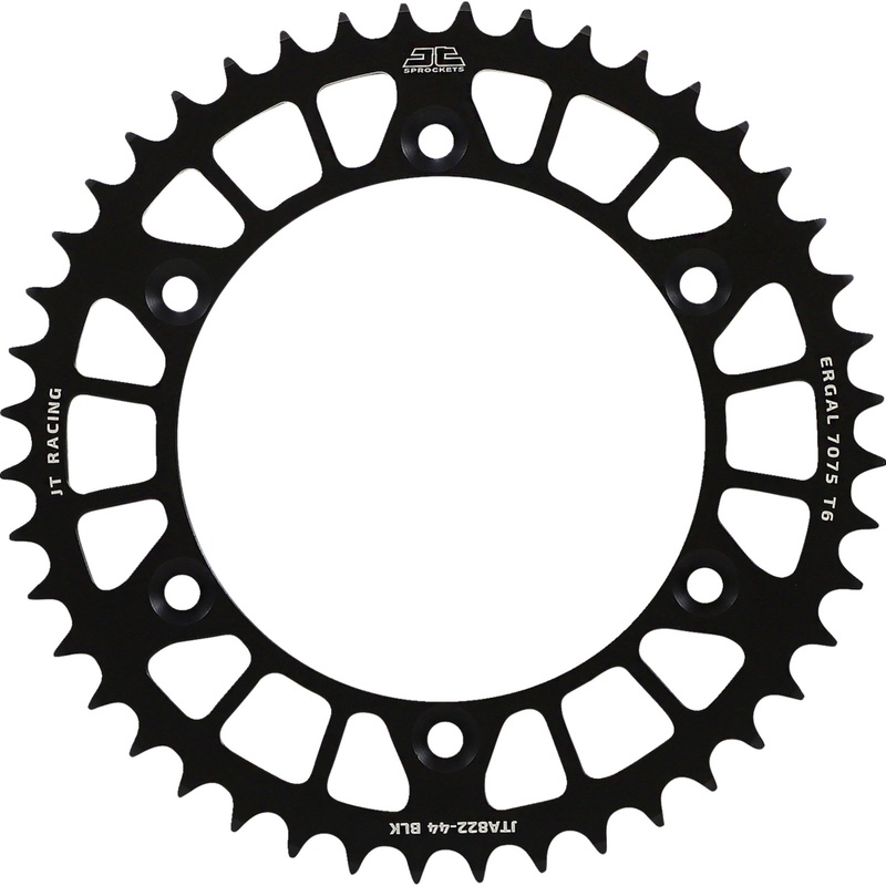 JT SPROCKETS 1211-2596 JTA822.44BLK Rear Sprocket 520 - black - 44 tooth