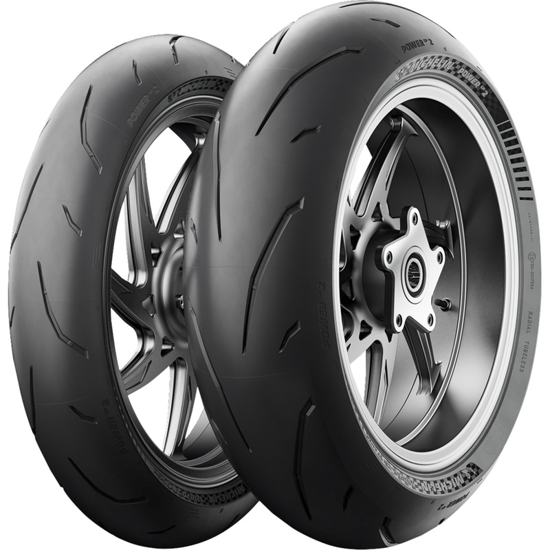 MICHELIN 0302-1787 64822 Power GP2 Tire Tire - Power GP2 - Rear - 190/55ZR17 - (75W)