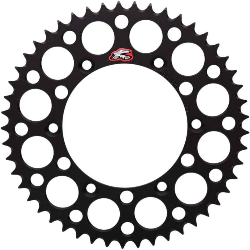 RENTHAL 1211-0021 123U-520-49GYBK Rear Sprocket Sprocket - Suzuki - Black - 49 Tooth