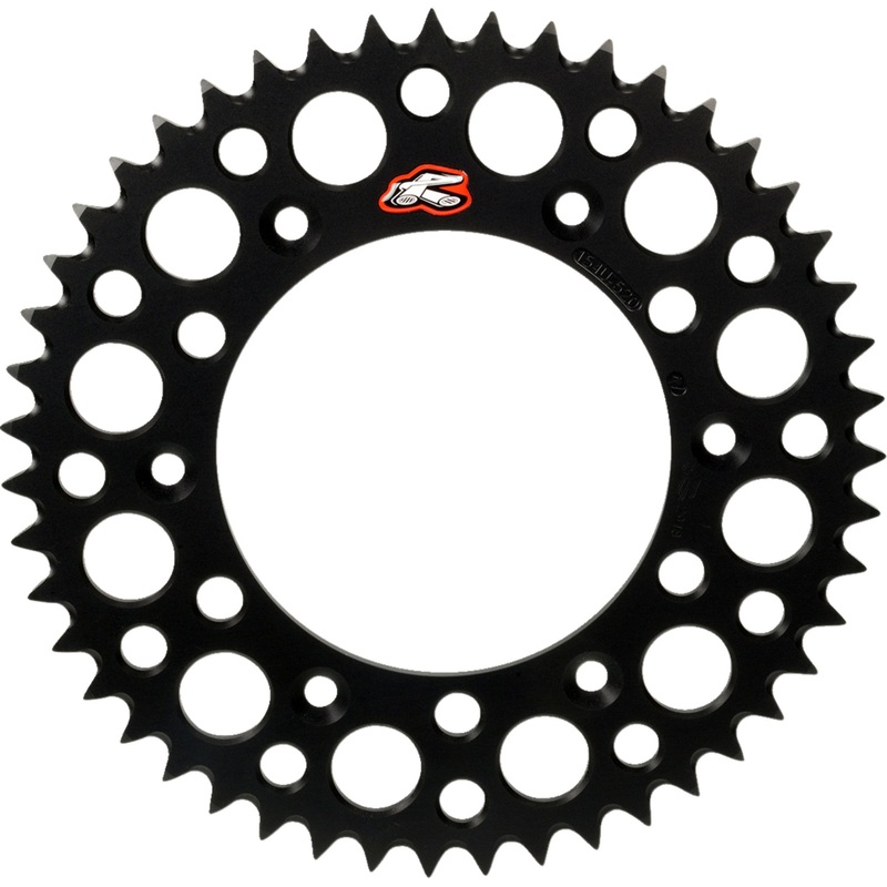 RENTHAL 1211-0030 154U-520-48GRBK Rear Sprocket Sprocket - Honda - Black - 48 Tooth