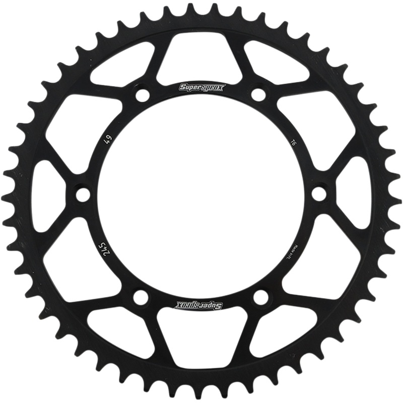 SUPERSPROX 1210-1892 RFE-245-49-BLK Steel Rear Sprocket 49 tooth