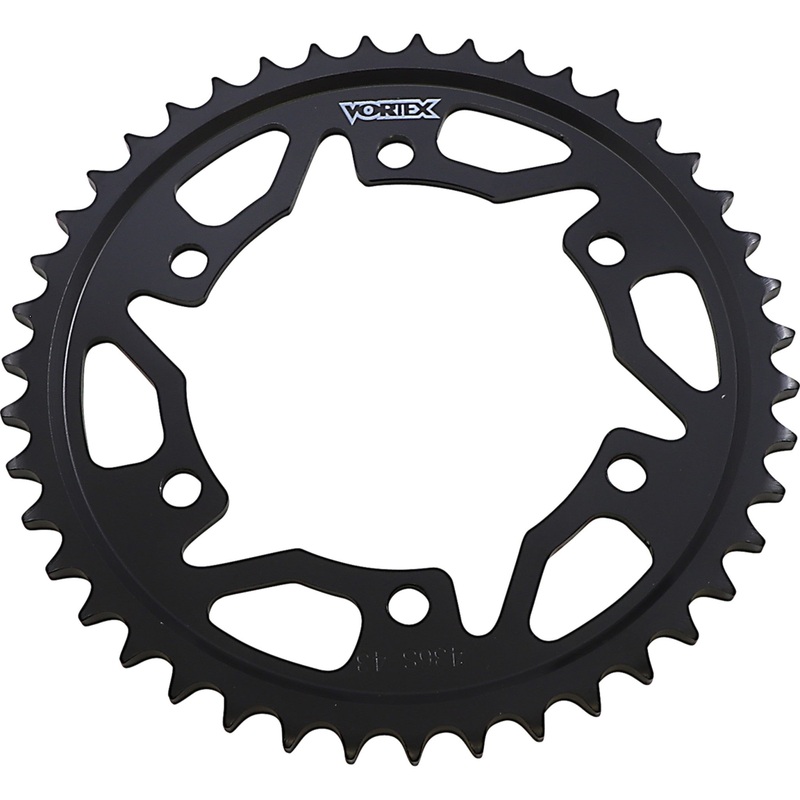 VORTEX 1210-0542 436S-43 Steel Sprocket Steel Rear Sprocket - 43 Tooth