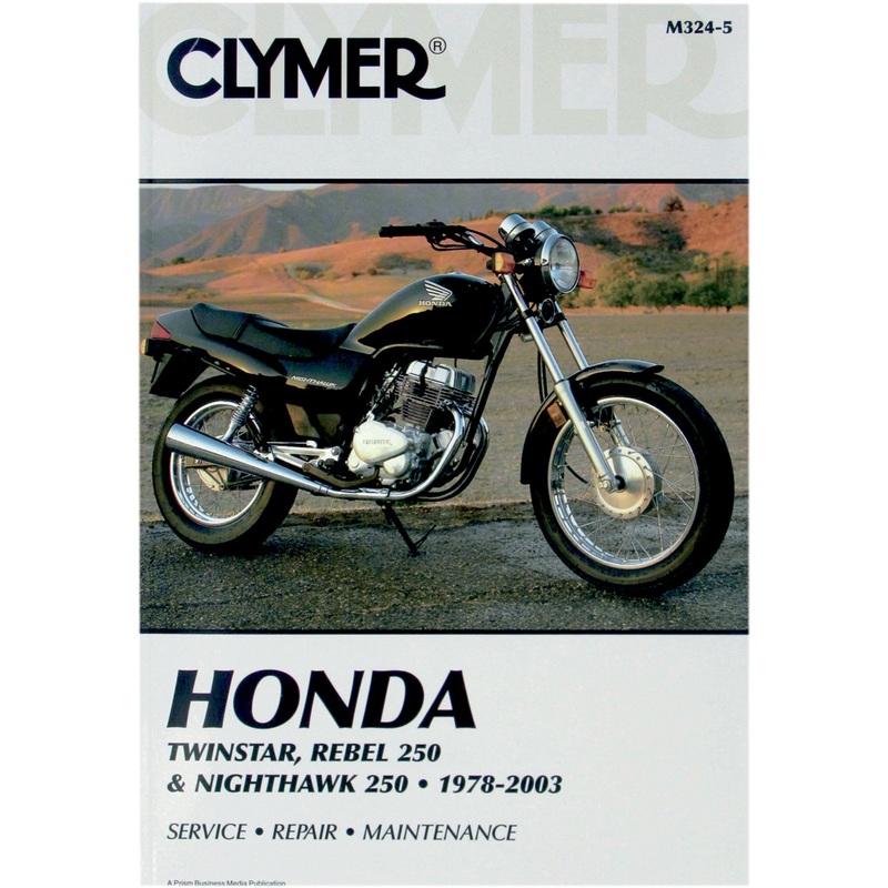 CLYMER M324 CM3245 Motorcycle Repair Manual  Honda Manual - Honda Rebel 250