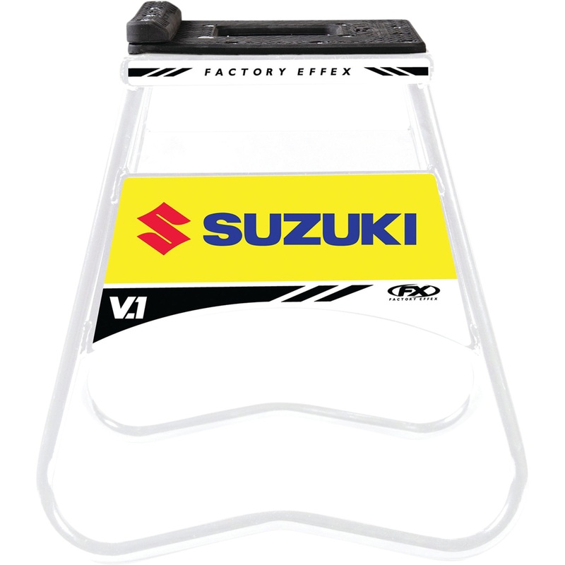 FACTORY EFFEX 4101-0515 24-45410 V.1 Bike Stand Bike Stand - V.1 - Suzuki - White/Yellow