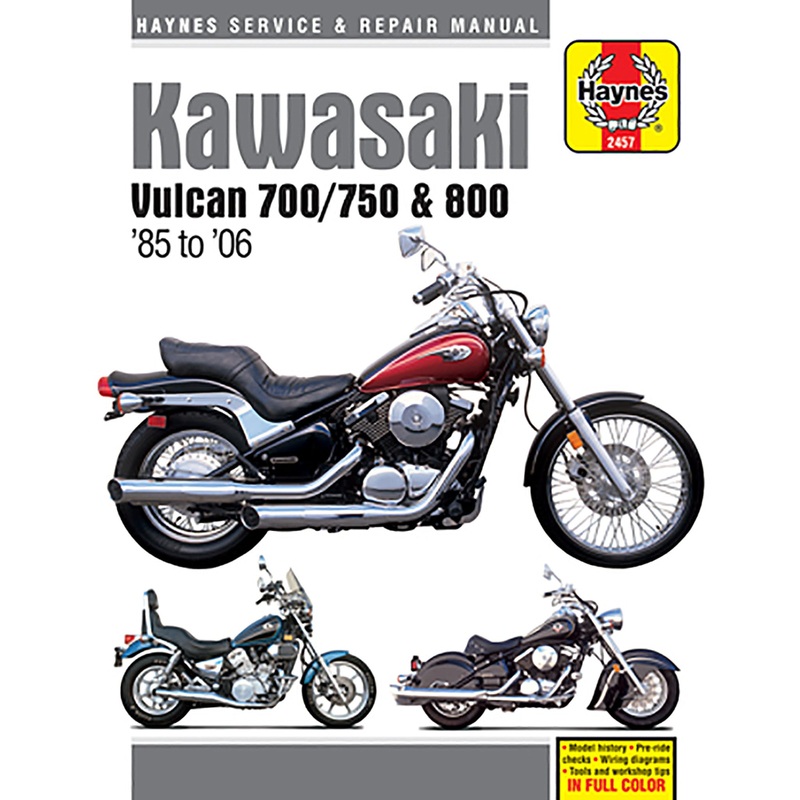 HAYNES HM-2457 M2457 Motorcycle Repair Manual  Kawasaki, Motorcycle Manual -Kawasaki VN7-800