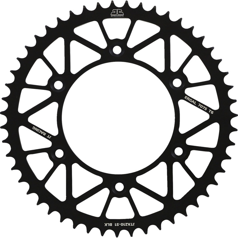 JT SPROCKETS 1211-2644 JTA210.51BLK Rear Sprocket honda - black - 51 tooth
