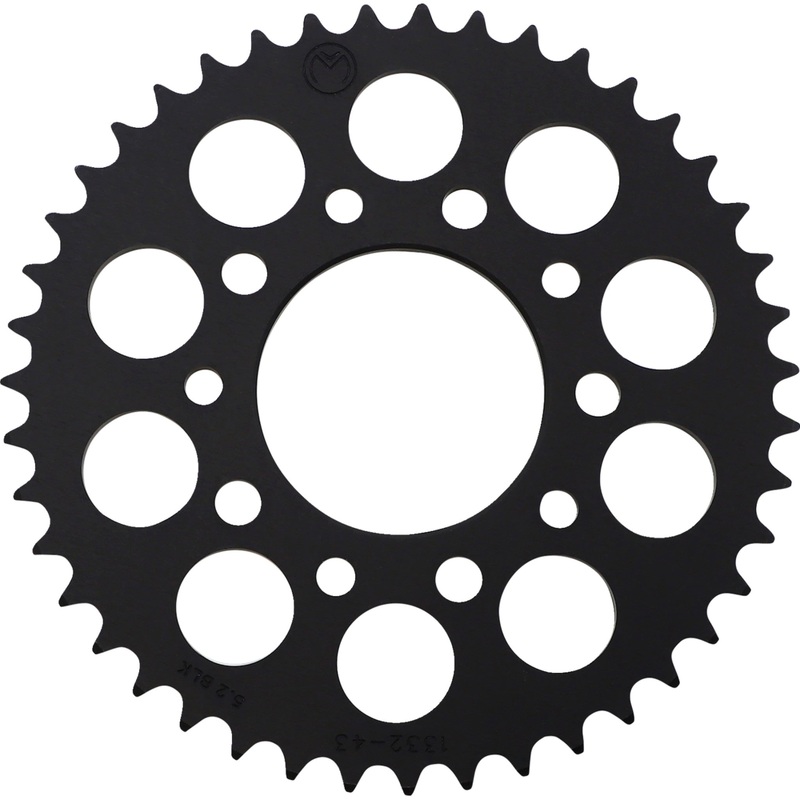 MOOSE OFFROAD 1211-2004 1211-1332-43-10 Rear Aluminum Sprocket Rear Sprocket - 43 Tooth - Honda
