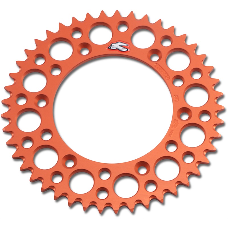 RENTHAL 1211-2471 224U-520-45GPOR Rear Sprocket Sprocket - Orange - 45 Tooth