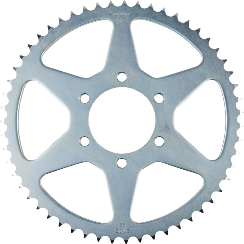 SUNSTAR SPROCKETS 2-210355 2-210355 Steel Rear Sprocket Rear Sprocket - 55 Tooth - Yamaha