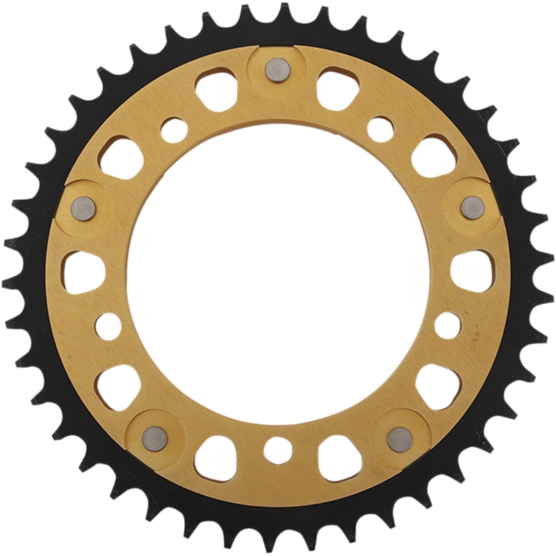 SUPERSPROX 1210-1964 RST-1800-42-GLD Stealth Rear Sprocket 42 tooth - gold - suzuki/triumph